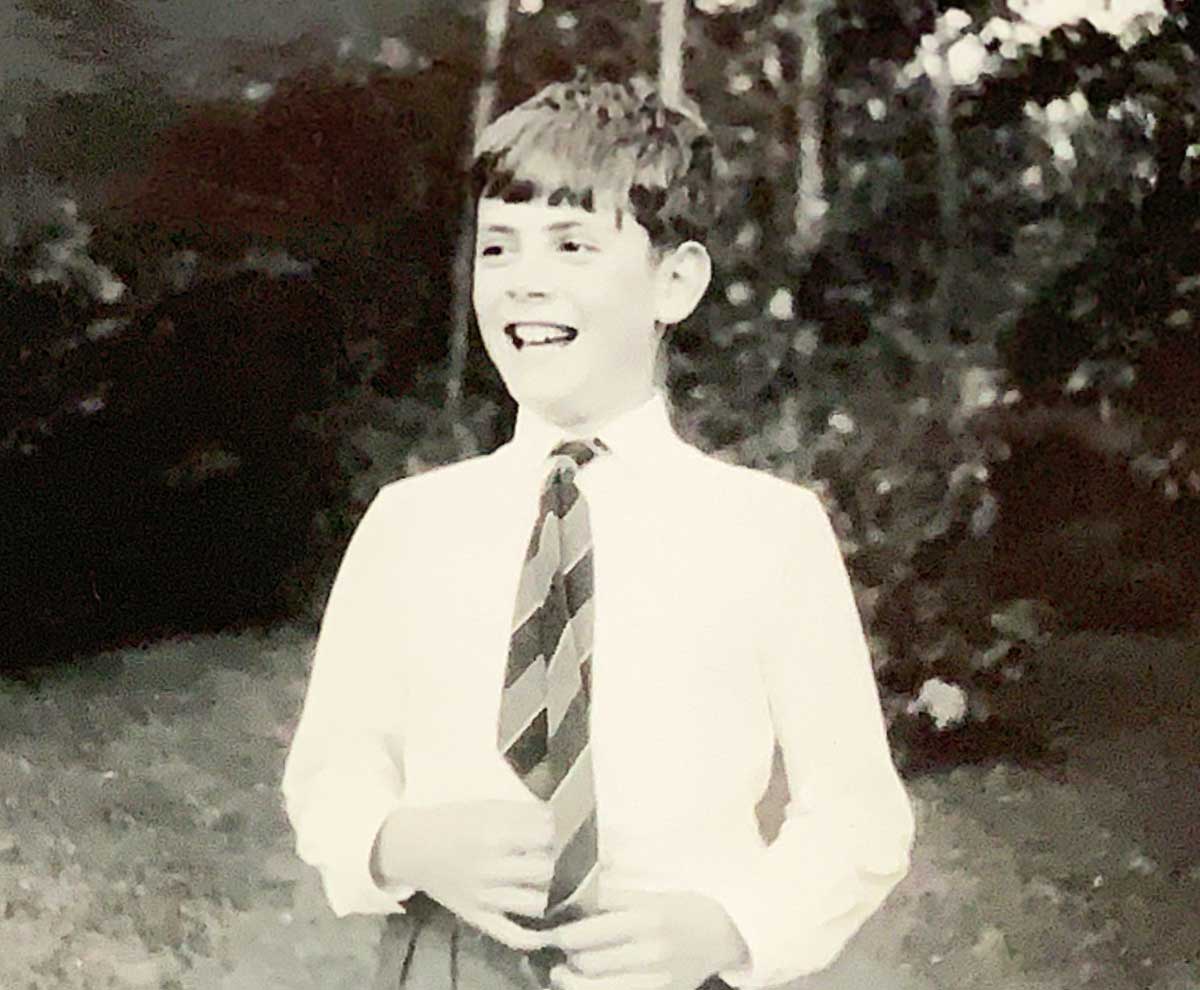 Dr. Stuart at the age of 10