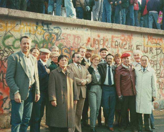 at the Berlin Wall