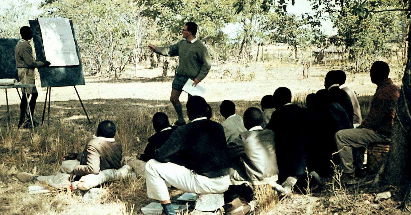 A workshop of agriculture in Zimbabwe