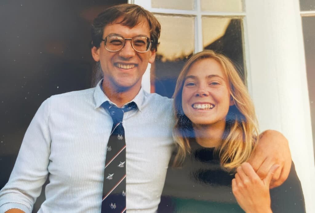 Professor Barbier with Professor Joanne Burgess