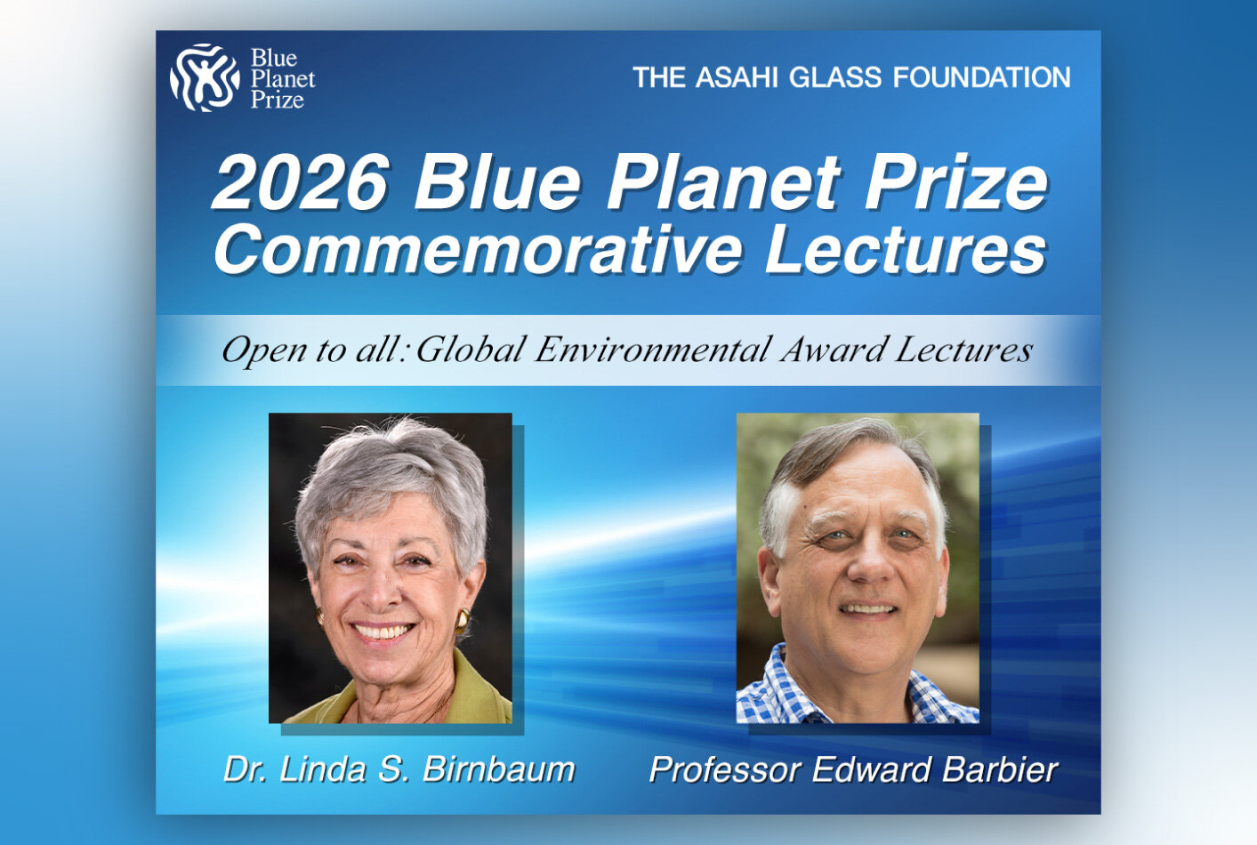 2026 Blue Planet Prize Commemorative Lectures; Registrations are Open. 
